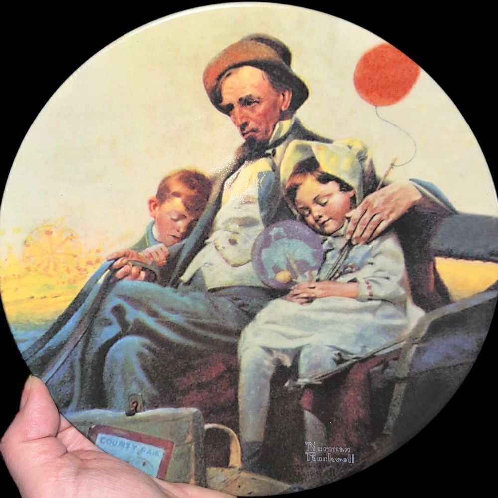 Norman Rockwell Heritage Collection vintage 2002 “Home From the County Fair”